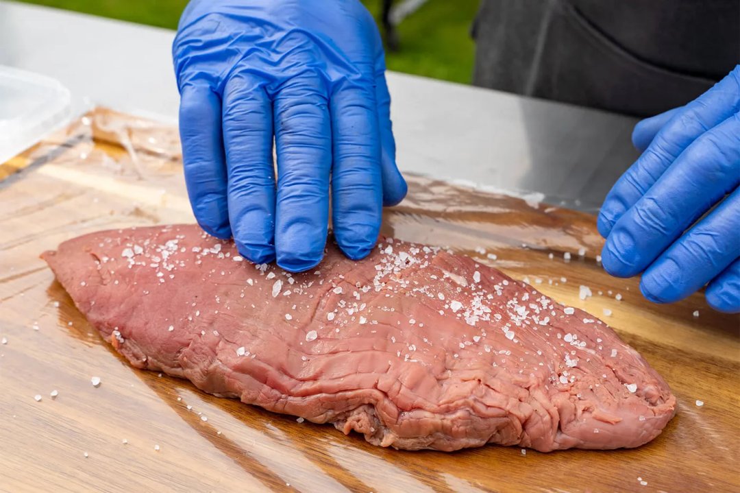 Diamanthaas op de barbecue