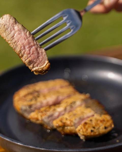 Kalfstournedos perfect goudbruin gebakken in de koekenpan